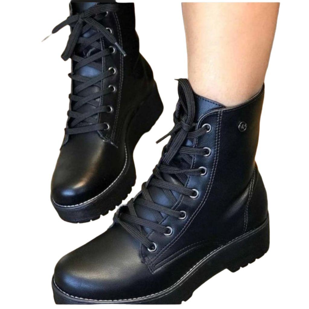 Bota Coturno Plataforma Via Marte