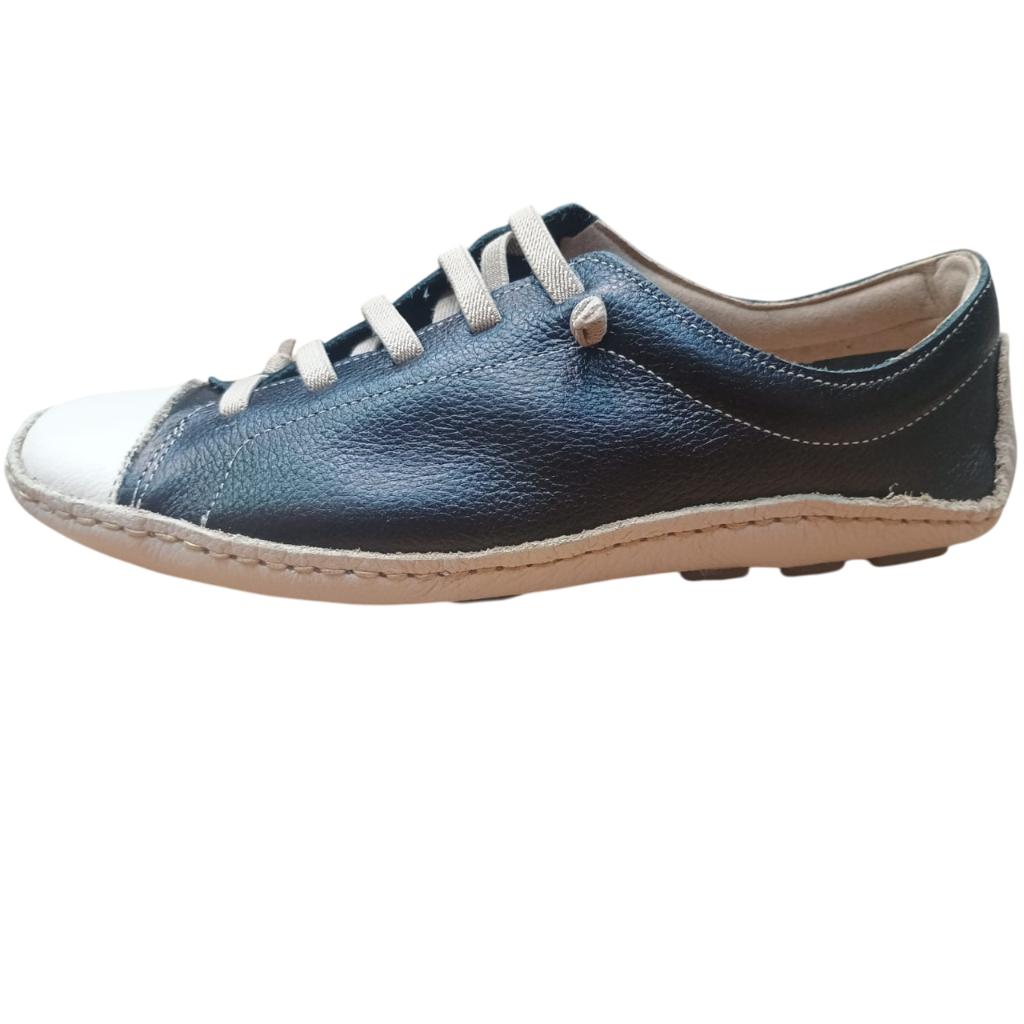 Sapatênis Feminino Flexível SamPés em Couro